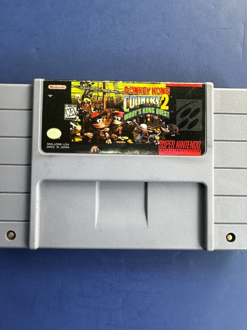 Donkey Kong Country 2 Diddys Kong Quest SNES Game Authentic